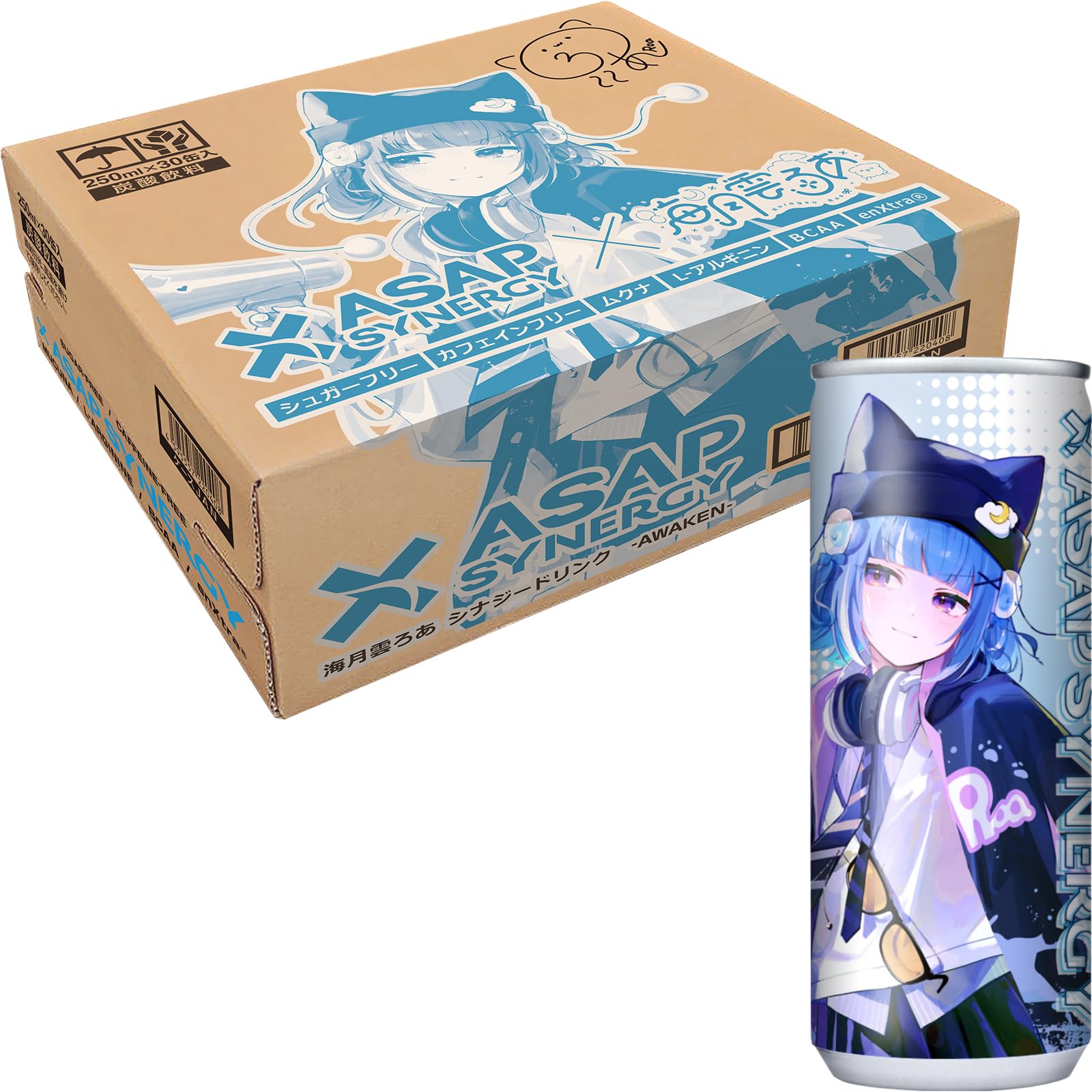 Amazon.co.jp: ASAP SYNERGY ×海月雲ろあ シナジードリンク 【AWAKEN-B